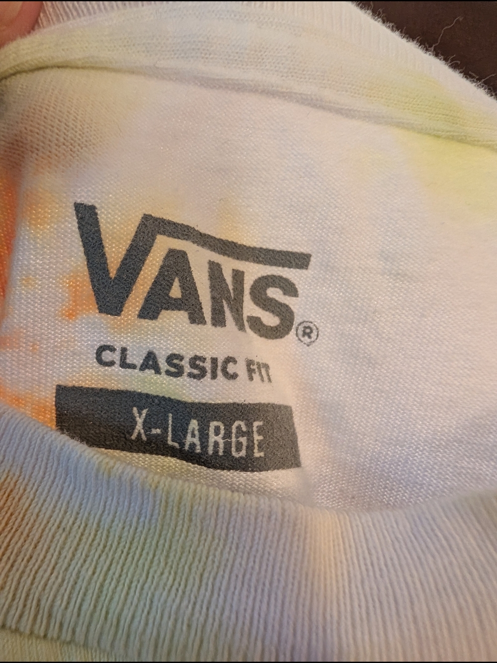 Vans Tie-Dye Short Sleeve Tee - Multicolor. - XL - Picture 3 of 4
